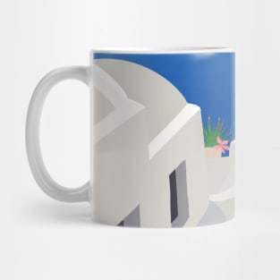 Santorini, Greece Travel Mug